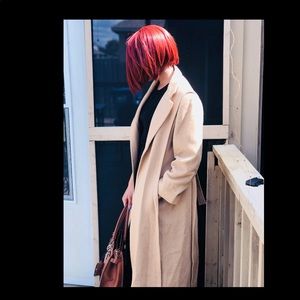 Neiman Marcus Long camel Coat